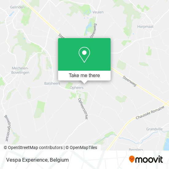 Vespa Experience map