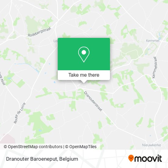 Dranouter Baroeneput map