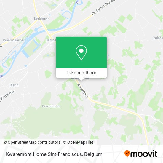 Kwaremont Home Sint-Franciscus map