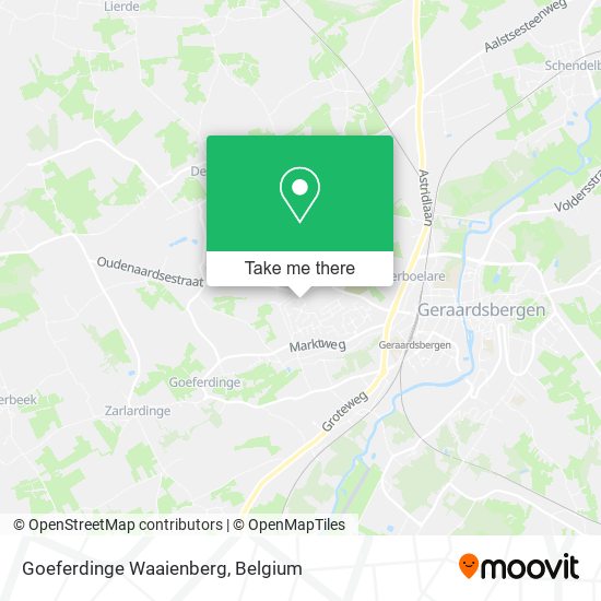 Goeferdinge Waaienberg map