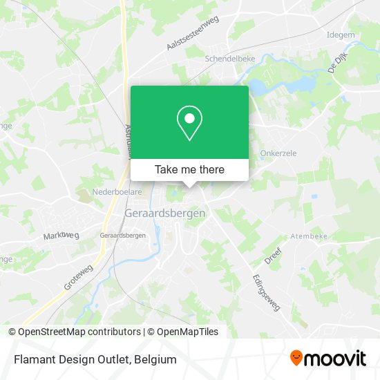 Flamant Design Outlet map