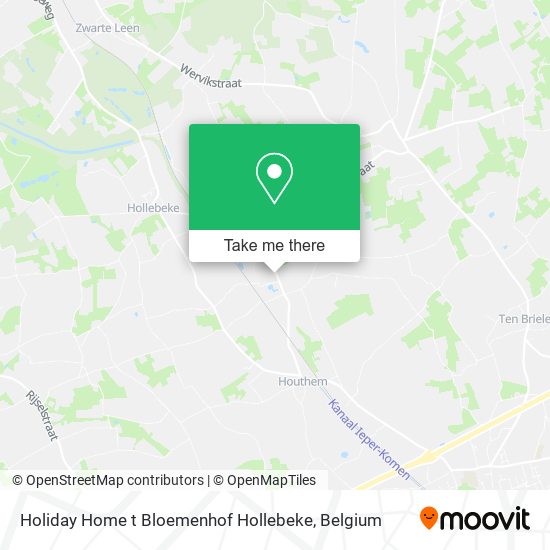 Holiday Home t Bloemenhof Hollebeke map