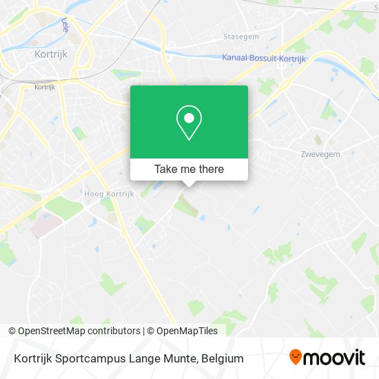 Kortrijk Sportcampus Lange Munte plan