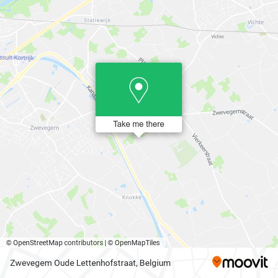 Zwevegem Oude Lettenhofstraat plan