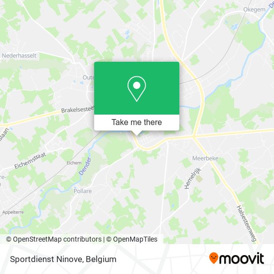 Sportdienst Ninove map