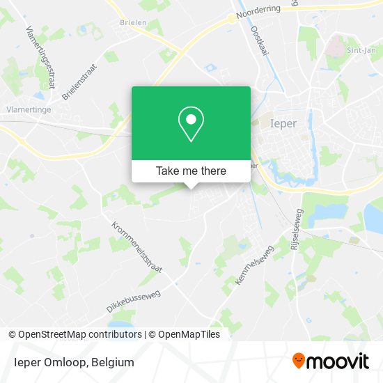 Ieper Omloop map