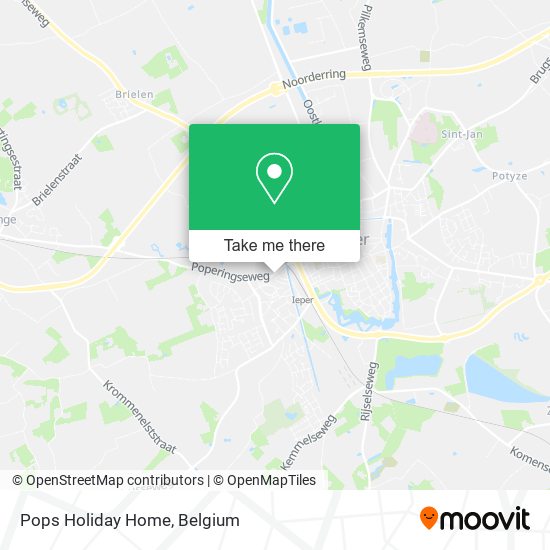 Pops Holiday Home map