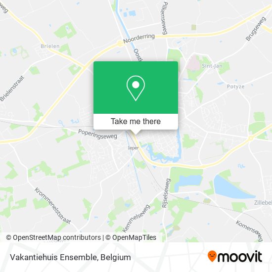 Vakantiehuis Ensemble map