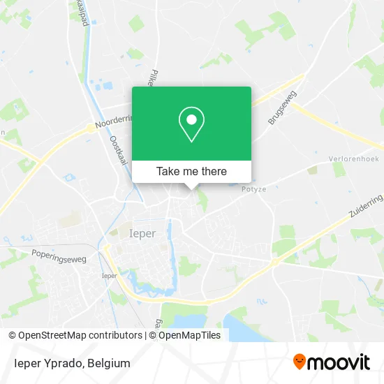 Ieper Yprado map