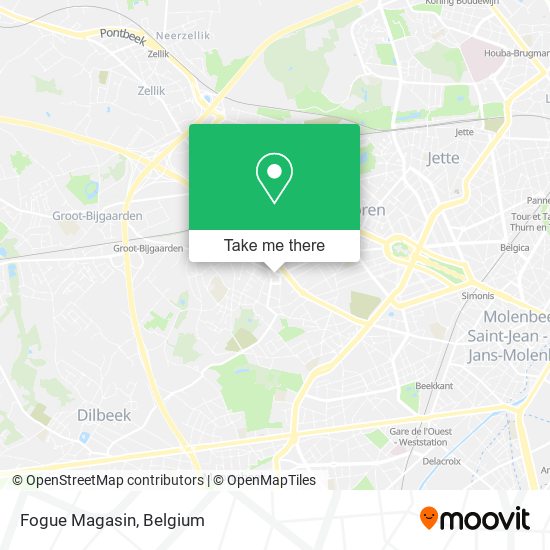 Fogue Magasin map