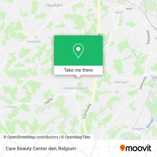 Care Beauty Center den map