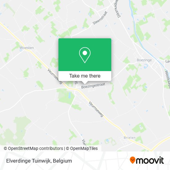 Elverdinge Tuinwijk map