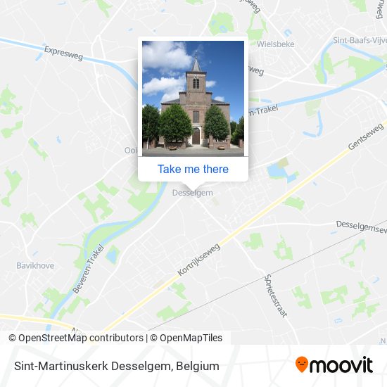 Sint-Martinuskerk Desselgem plan