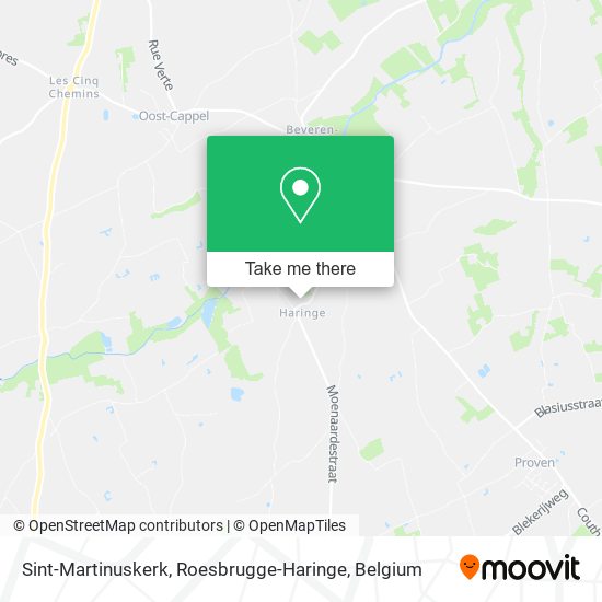 Sint-Martinuskerk, Roesbrugge-Haringe map