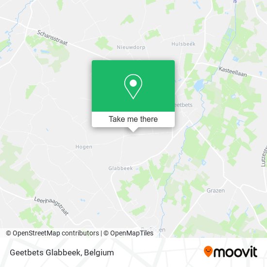 Geetbets Glabbeek map