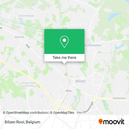 Bilzen Rooi map