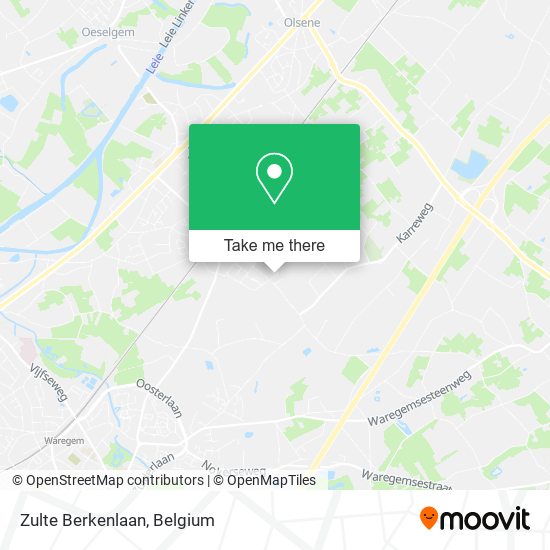 Zulte Berkenlaan plan