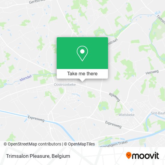 Trimsalon Pleasure map