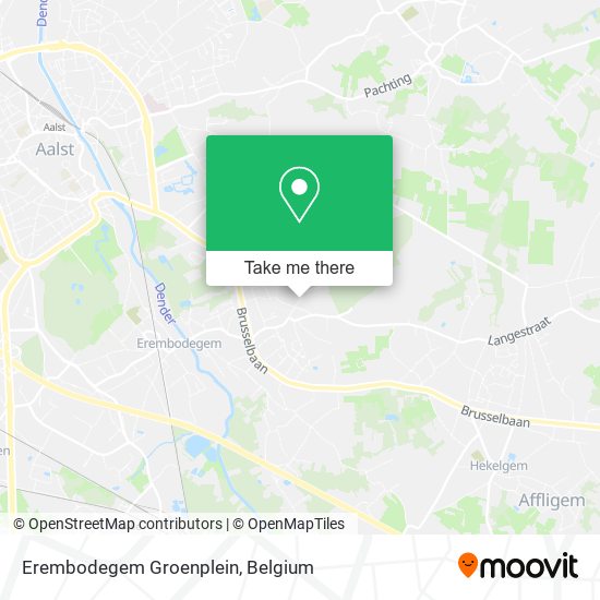 Erembodegem Groenplein plan