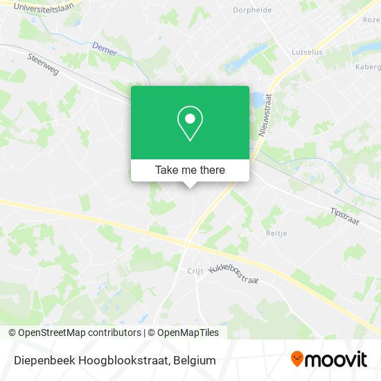 Diepenbeek Hoogblookstraat plan
