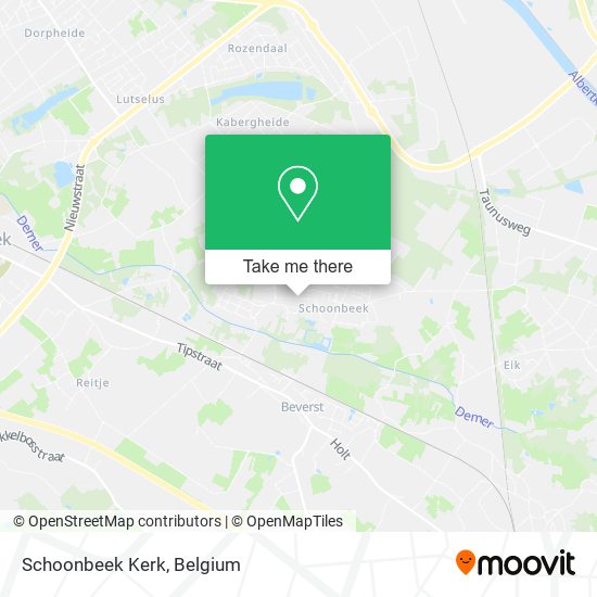 Schoonbeek Kerk map