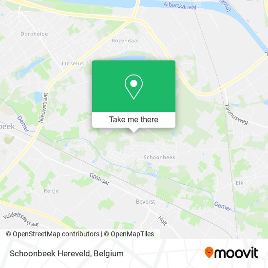 Schoonbeek Hereveld map