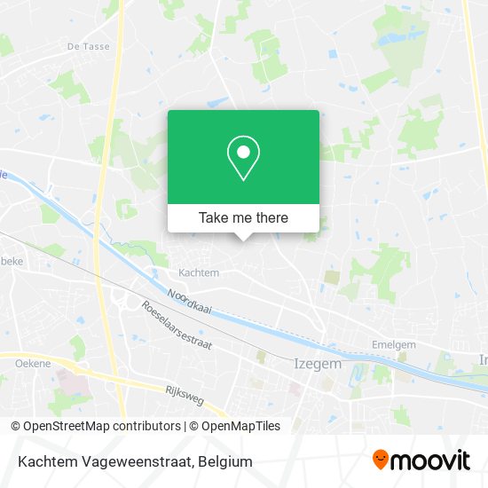 Kachtem Vageweenstraat plan