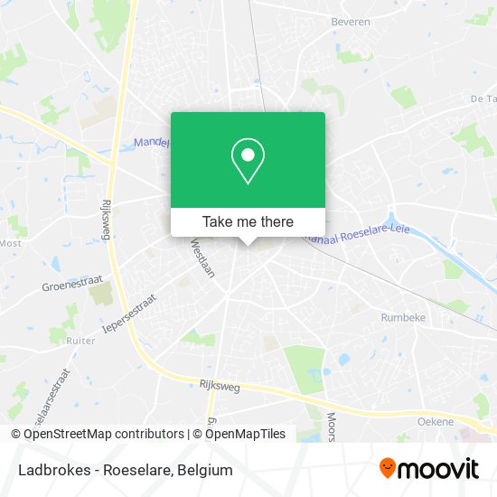 Ladbrokes - Roeselare map