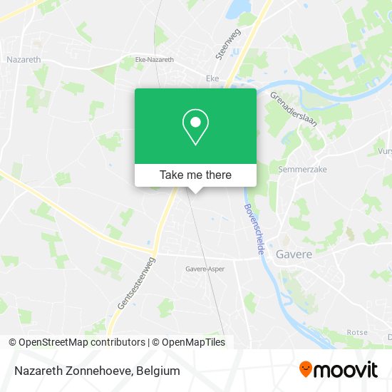 Nazareth Zonnehoeve map