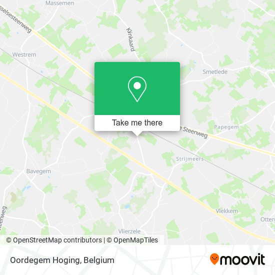 Oordegem Hoging map