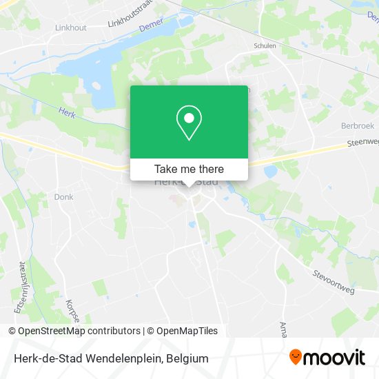 Herk-de-Stad Wendelenplein map