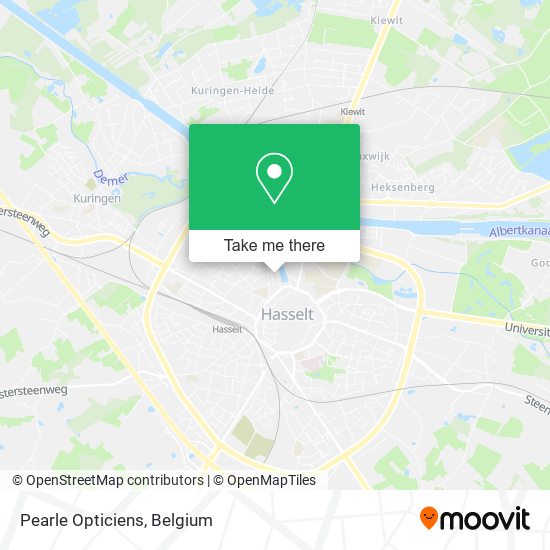 Pearle Opticiens map