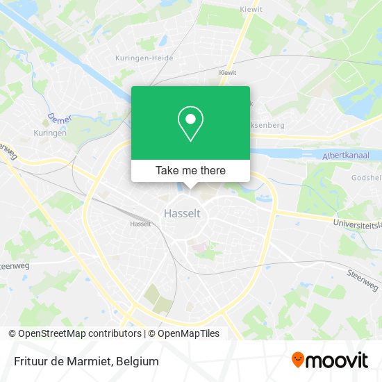 Frituur de Marmiet map