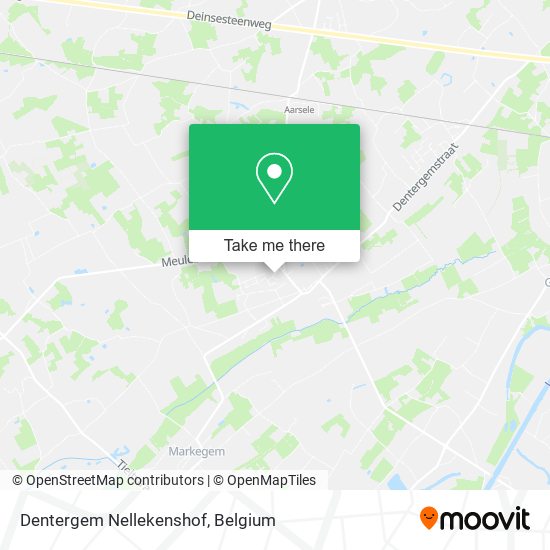 Dentergem Nellekenshof map