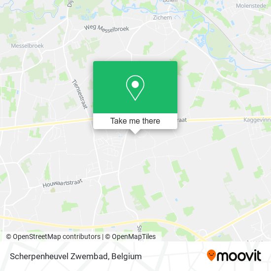 Scherpenheuvel Zwembad map