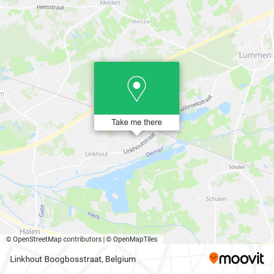 Linkhout Boogbosstraat map