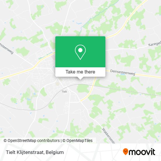 Tielt Klijtenstraat map