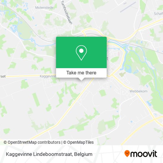 Kaggevinne Lindeboomstraat map