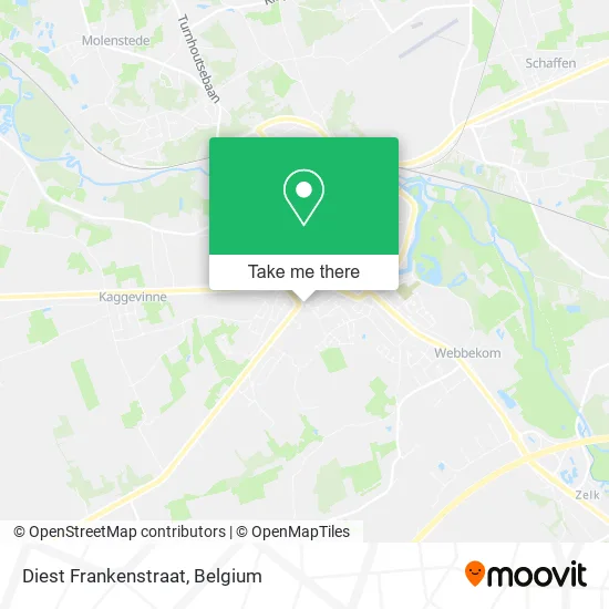 Diest Frankenstraat map