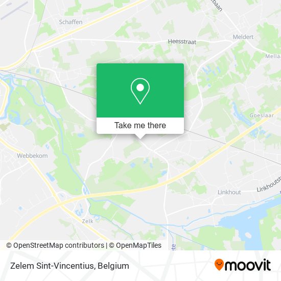 Zelem Sint-Vincentius map