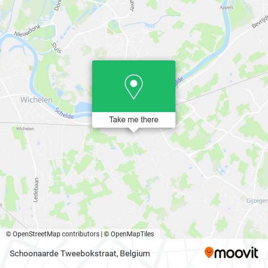 Schoonaarde Tweebokstraat plan