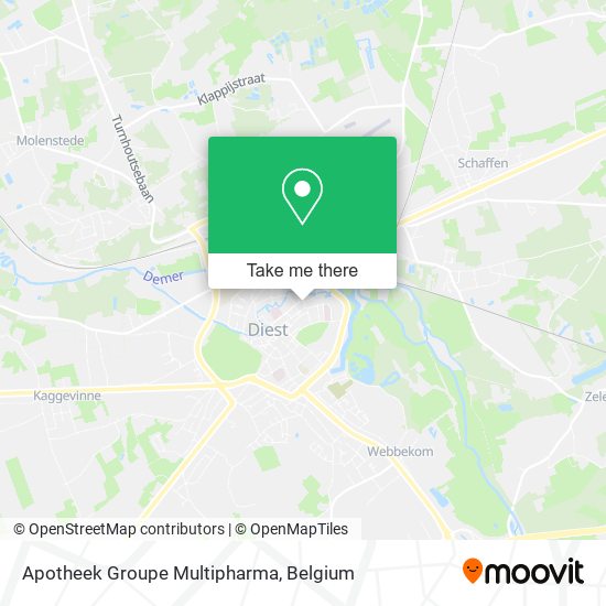 Apotheek Groupe Multipharma map