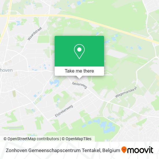 Zonhoven Gemeenschapscentrum Tentakel map