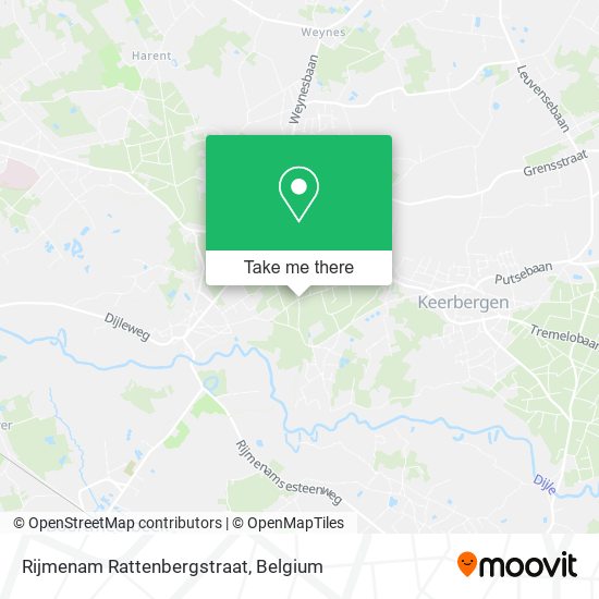 Rijmenam Rattenbergstraat plan