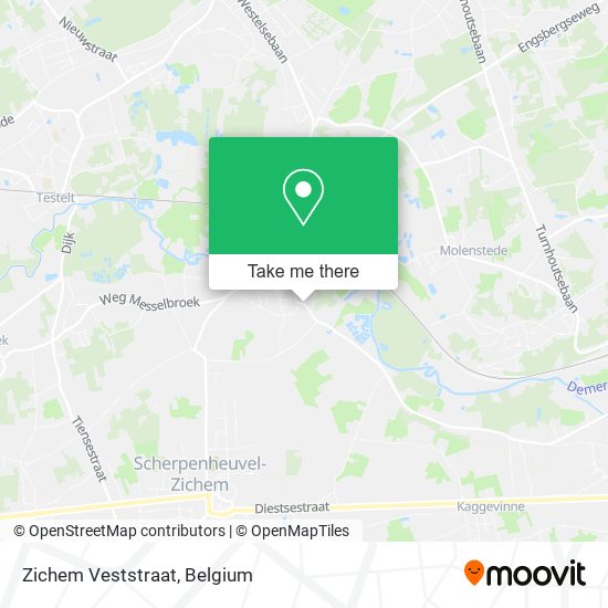 Zichem Veststraat map