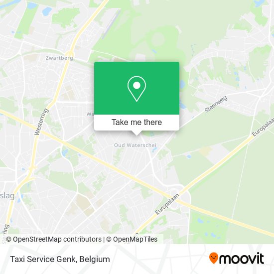 Taxi Service Genk map
