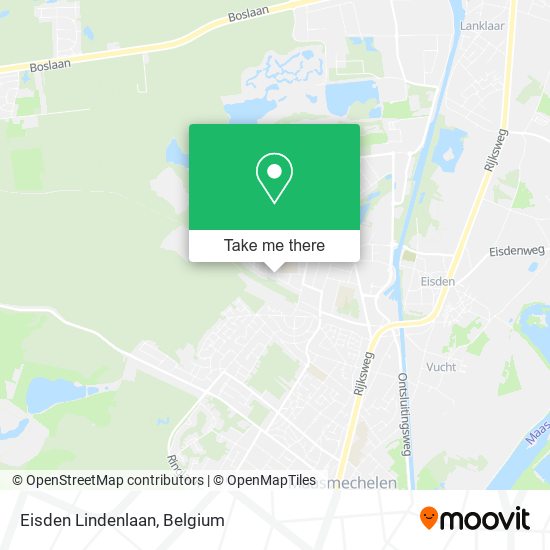 Eisden Lindenlaan map