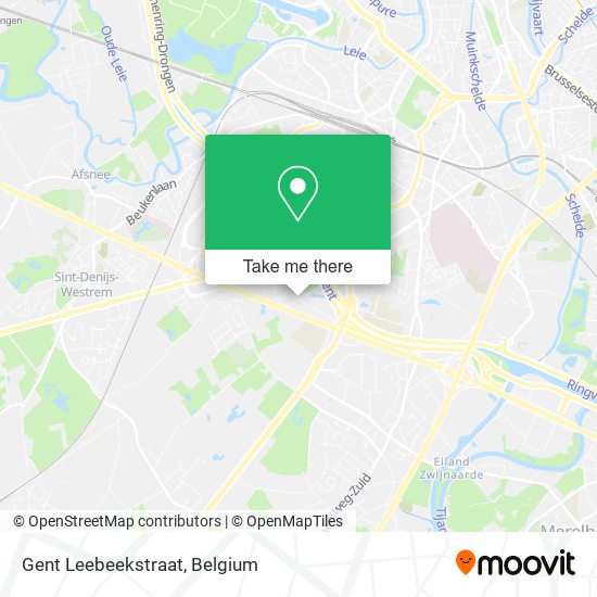 Gent Leebeekstraat map