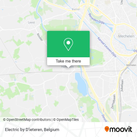 Electric by D’ieteren map