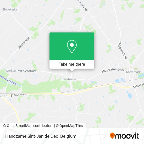 Handzame Sint-Jan de Deo map